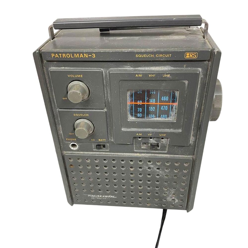 VINTAGE REALISTIC PATROLMAN-3 AM/VHF/UHF 12-757 RADIO ANTENNA - HLBN